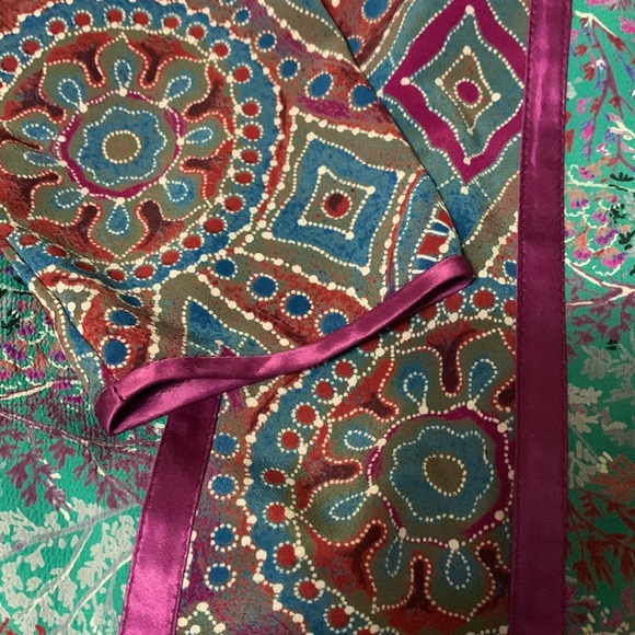 Boho Vintage Tunic ribbon top hippy - Picture 5 of 7